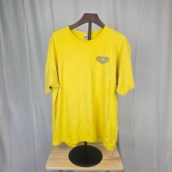 Ron Jon Surf Shop Graphic Tee Yellow Parrot Florida XL Vintage Y2K Vibes - Picture 1 of 5